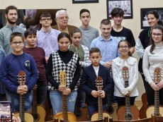 Guitar and Tambura Class led by Mr. Tsvetan Radkov